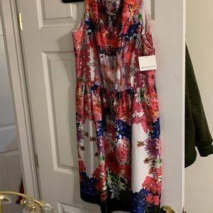 Liz Claiborne floral dress size 14 NWT